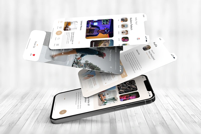 Mobile phone UX and UI design